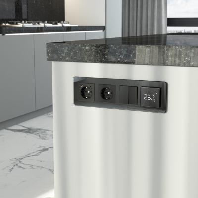 Фото Рамка из стекла на 4 поста Werkel Elite W0042448 черный