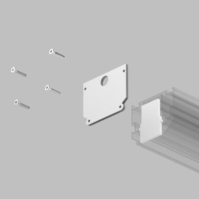 Фото Комплект торцевых заглушек Denkirs Smart One TR2025-WH