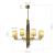 Люстра подвесная St Luce Gloria SL1638.303.08 в интернет-магазине mehome.ru Фото Люстра подвесная St Luce Gloria SL1638.303.08