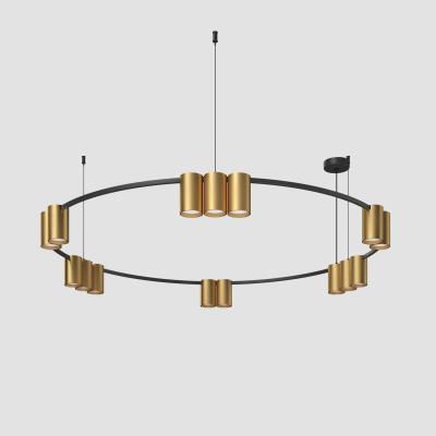 Фото Подвесной светильник Denkirs Orbit DK4067-BK+SG