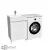 Фото Тумба с раковиной для стиральной машины левая IDDIS Optima Home 120 OPH12LDi95K
