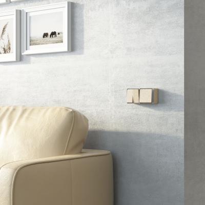 Фото Выключатель двухклавишный Werkel Gallant W5020010 шампань рифленый