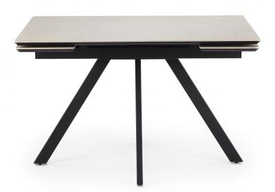 Фото Керамический стол Notta Вилли 120(180) сarmen light grey / черный