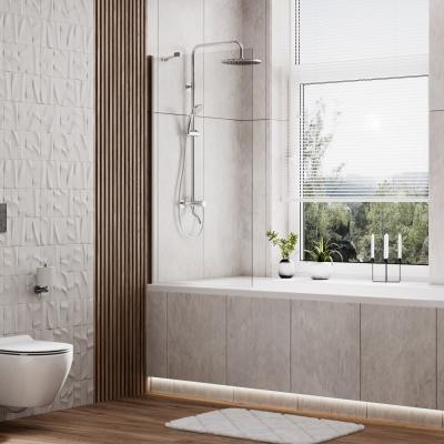 Фото WasserKraft Berkel 48P01-80 Fixed стеклянная шторка на ванну