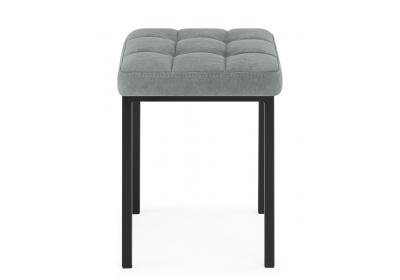 Фото Табурет Woodville Байя микровелюр катания сильвер / черный