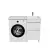 Фото Тумба с умывальником напольная для стиральной машины правая IDDIS Optima Home 110 OPH11RBi95K