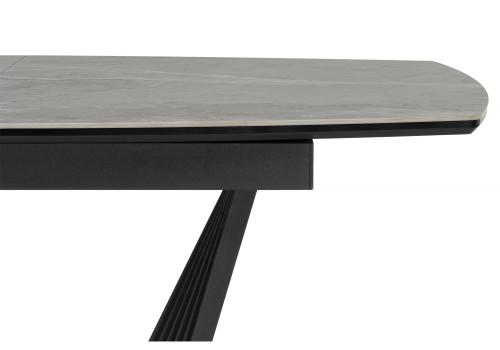 Фото Керамический стол Notta Вейл 140(180) larka grey / черный