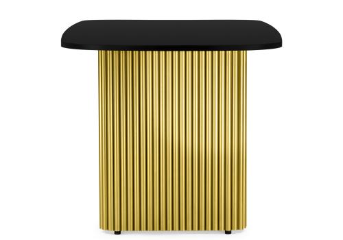 Фото Стол деревянный Notta Бавария B 200 х 90 черная пленка шагрень / золото