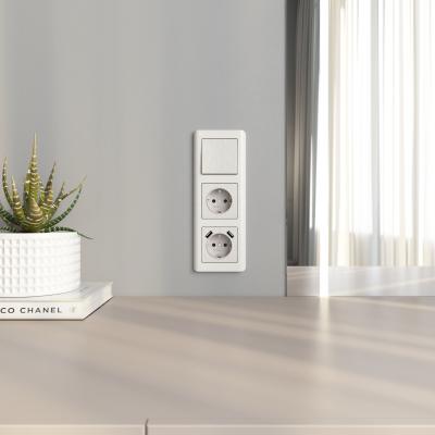 Фото Клавиша для выключателя перекрестного Werkel W1119013 перламутровый рифленый