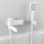 Фото Смеситель для ванны белый матовый IDDIS Slide SLIWT00i02