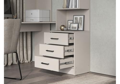 Фото Компьютерный стол Woodville Эльброни левый кашемир