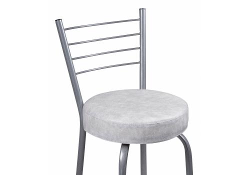 Фото Барный стул Woodville Kuroda белый мрамор / светлый мусс
