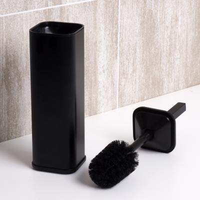 Фото WasserKraft Elbe K-1117BLACK щетка для унитаза напольная