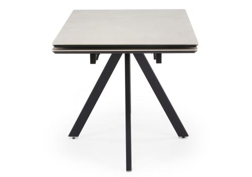 Фото Керамический стол Notta Вилли 120(180) сarmen light grey / черный