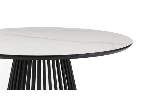 Фото Керамический стол Notta Нэнси 110 patagonoa bianco repose / черный