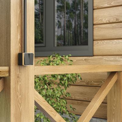 Фото Выключатель двухклавишный влагозащищенный Werkel Gallant W5020235 черный/хром