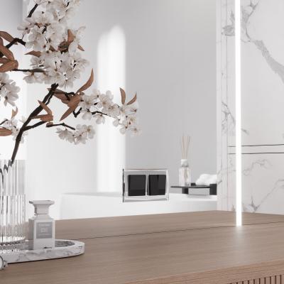 Фото Выключатель двухклавишный проходной Werkel W1122048 черный акрил