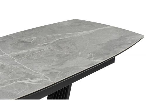 Фото Керамический стол Notta Вейл 140(180) larka grey / черный