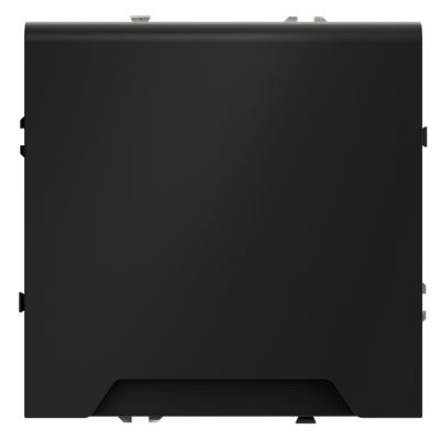 Фото Розетка встраиваемая с крышкой VOLTUM S70 VLS040308, черный матовый