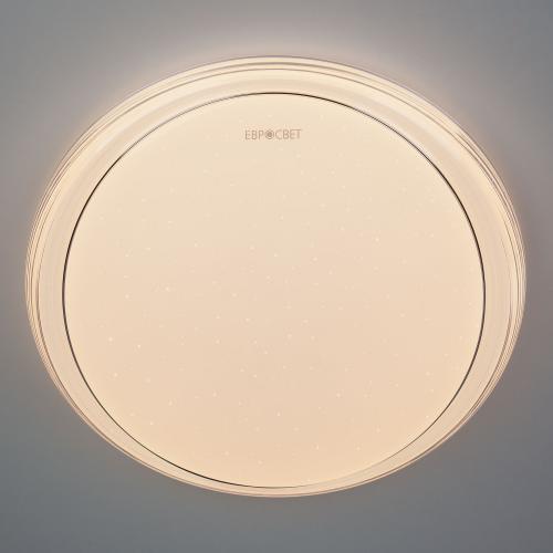 Фото Eurosvet 40008/1 LED потолочный светодиодный светильник белый