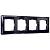 Рамка из стекла на 4 поста Werkel Diamant W0041208 черный