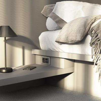 Фото Розетка двойная с заземлением Werkel W1172064 графит матовый