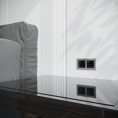 Фото Накладка для розетки USB Werkel W1179548 черный акрил