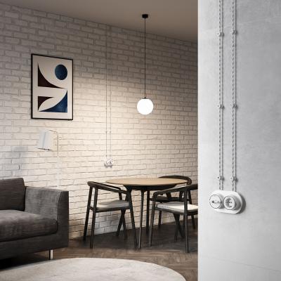 Фото Изоляторы 100 шт Werkel Vintage W6433401 белый матовый