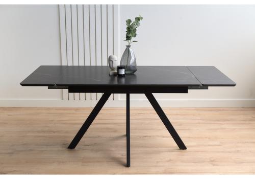 Фото Керамический стол Notta Вилли 120(180) shakespeare black / черный