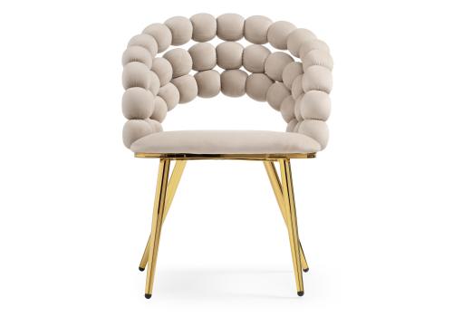 Фото Стул Woodville Ball beige / gold