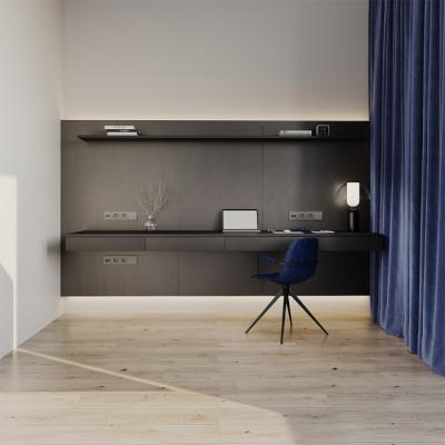 Фото Рамка пластиковая на 4 поста Voltum S70, титан, VLS100406