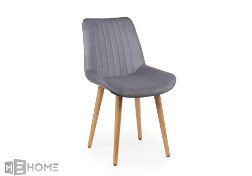 Фото Стул деревянный Notta Седа темно-серый / светлое дерево