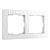 Рамка из поликарбоната на 2 поста Werkel Hammer W0022401 белый