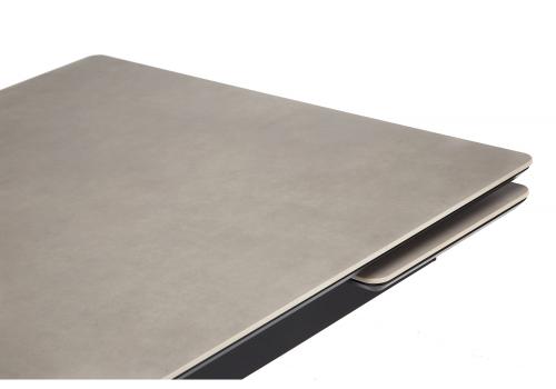 Фото Керамический стол Notta Старлайт 120 (180) carmen light grey / черный