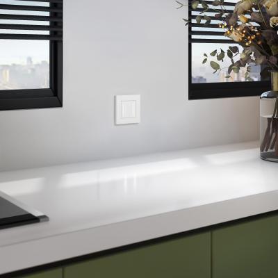 Фото Рамка из поликарбоната на 1 пост Werkel Slab W0012961 белый софт