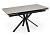Керамический стол Notta Старлайт 120 (180) carmen light grey / черный
