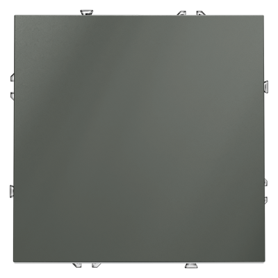 Фото Выключатель встраиваемый одноклавишный Voltum S70, титан, VLS010106