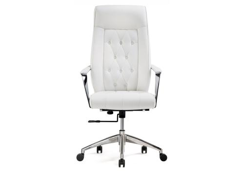 Фото Компьютерное кресло Woodville Sarabi white / satin chrome