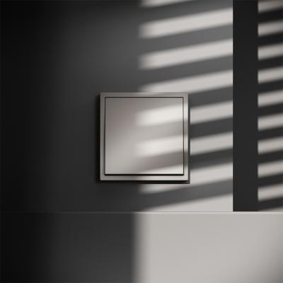 Фото Перекрестный переключатель одноклавишный Voltum S70, кашемир, VLS010503