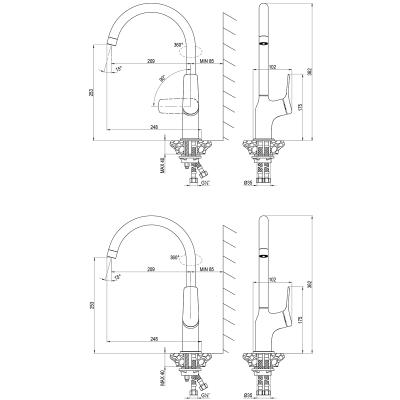 Фото Смеситель для кухни Lemark Ortus LM11305C