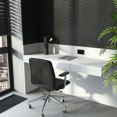 Фото Рамка из поликарбоната для двойной розетки Werkel Stark W0081808 черный