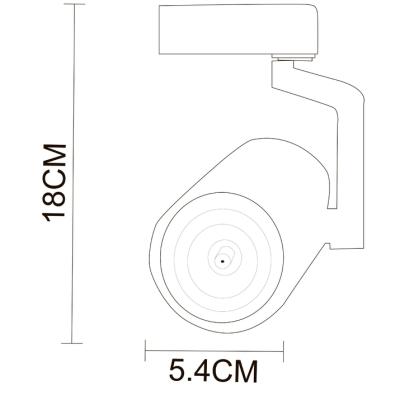 Фото Светильник трековый светодиодный Arte Lamp A2310PL-1WH