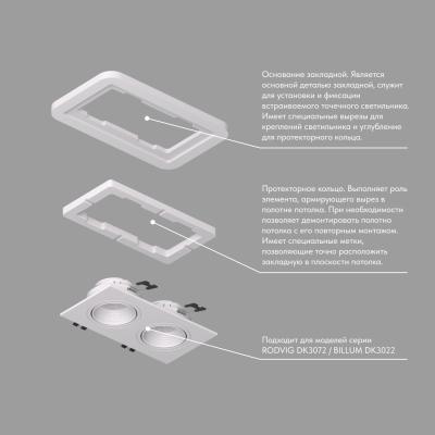 Фото Закладная панель для точечного светильника Denkirs DK3022/72-SCB