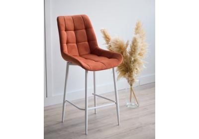 Фото Полубарный стул Notta Челси терракотовый / белый