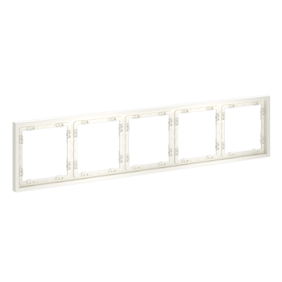 Фото Рамка пластиковая на 5 постов Voltum S70 VLS100513, хлопок