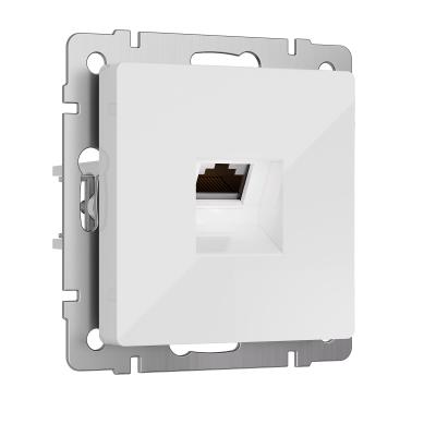 Фото Розетка Ethernet RJ-45 cat. 6A экранированная Werkel W5120101 белый