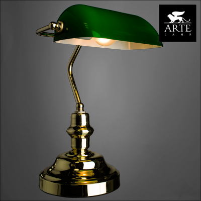 Фото Лампа настольная Arte Lamp BANKER A2491LT-1GO