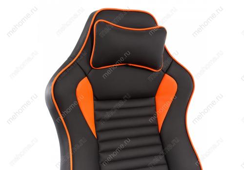 Фото Компьютерное кресло Woodville Leon черное / оранжевое