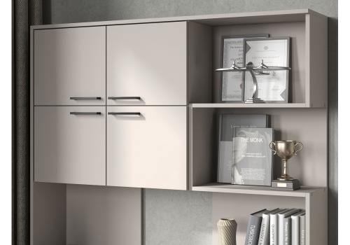 Фото Компьютерный стол Woodville Эльброни левый кашемир