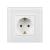 Умная Wi-Fi розетка Arlight SCT-OMALI-EUZB1-PL-WH белая Фото Умная Wi-Fi розетка Arlight SCT-OMALI-EUZB1-PL-WH белая
